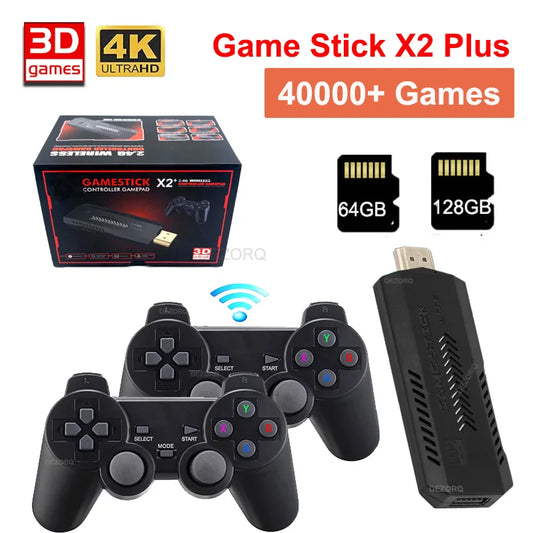 Game Stick X2 Plus Video Game Console 4K 40000